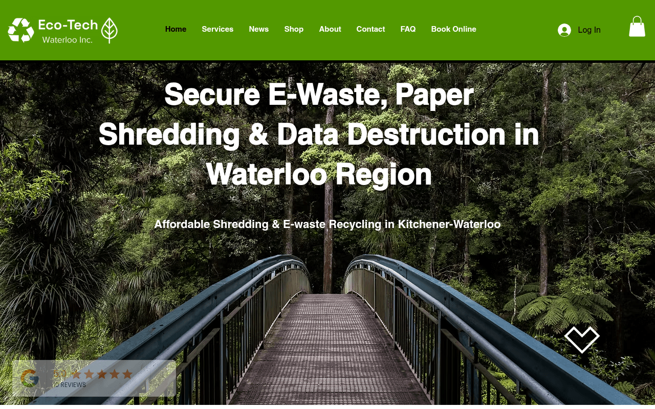 eco-techrecycling.com landing page screenshot