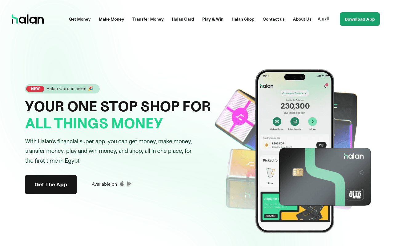halan.com landing page screenshot